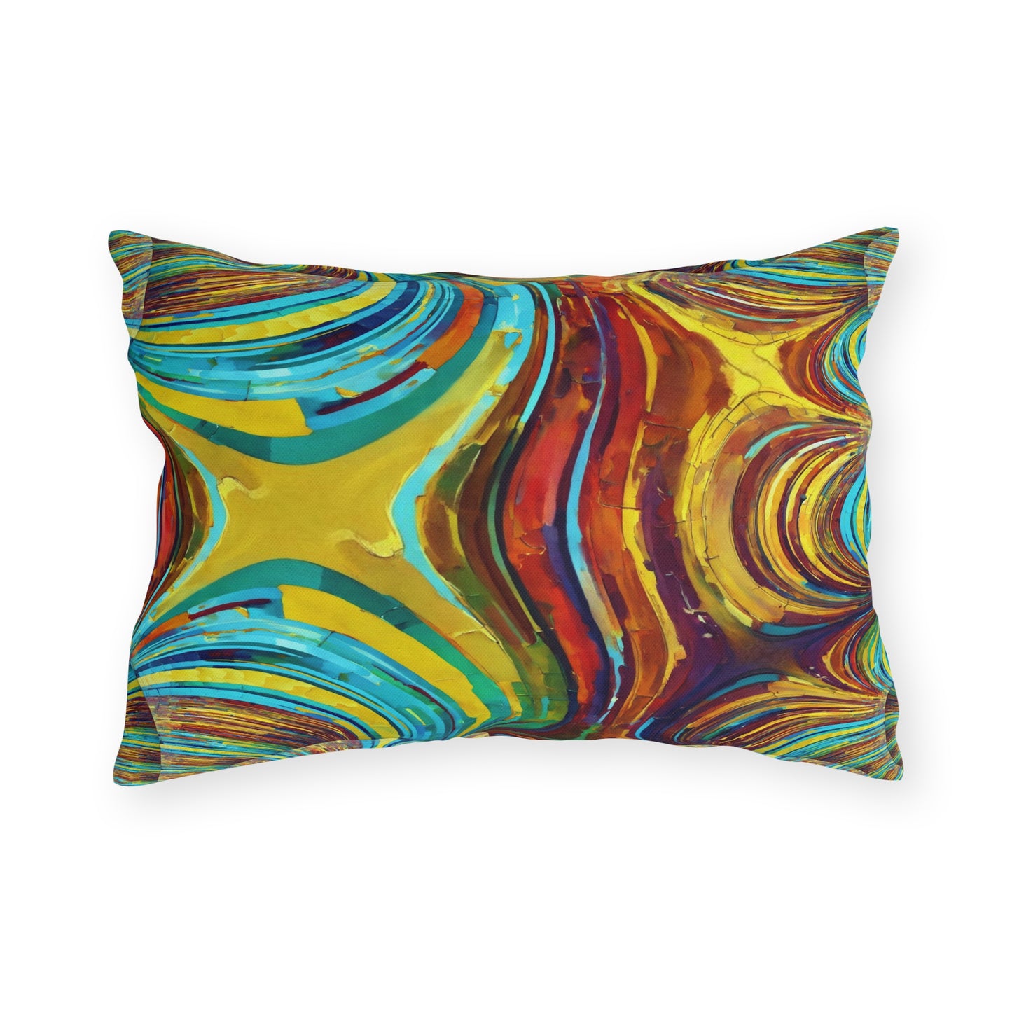 Uzi Spiral Alpha 20" x 14" Outdoor Pillow