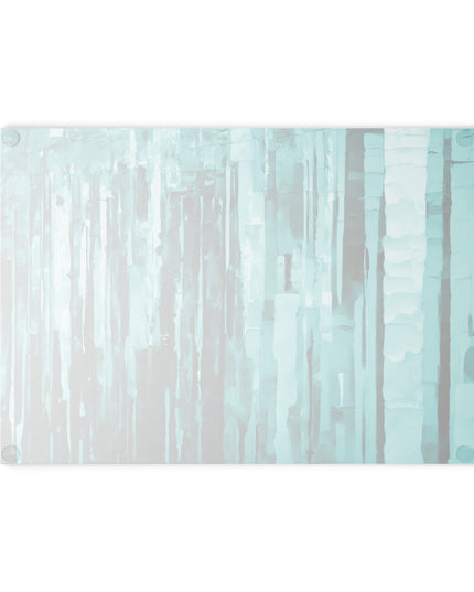 Striped Tif 8" x 11" Glass Cutting Board