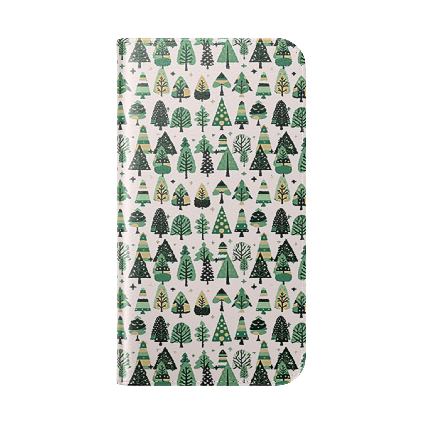 Mini Vintage Green Trees Flip Cases, Iphone 16 Pro