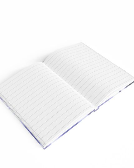 Indigo Blossom Floral Bunch Journal - 128 Ruled Line pages, 5" x 7"