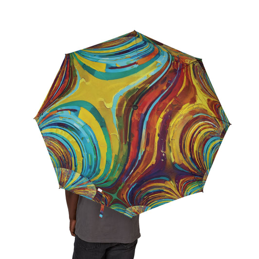 Uzi Spiral Alpha Foldable Umbrella - Compact & Chic