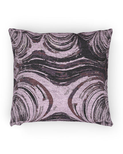 Uzi Spiral Powder Lavender Woven Pillow, 17" x 18"
