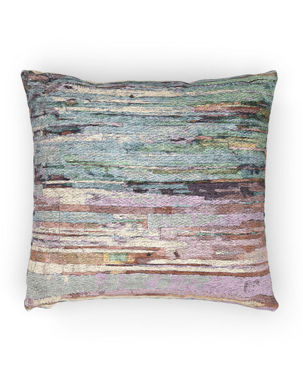 Striped Pastels Woven Pillow, 17" x 18"