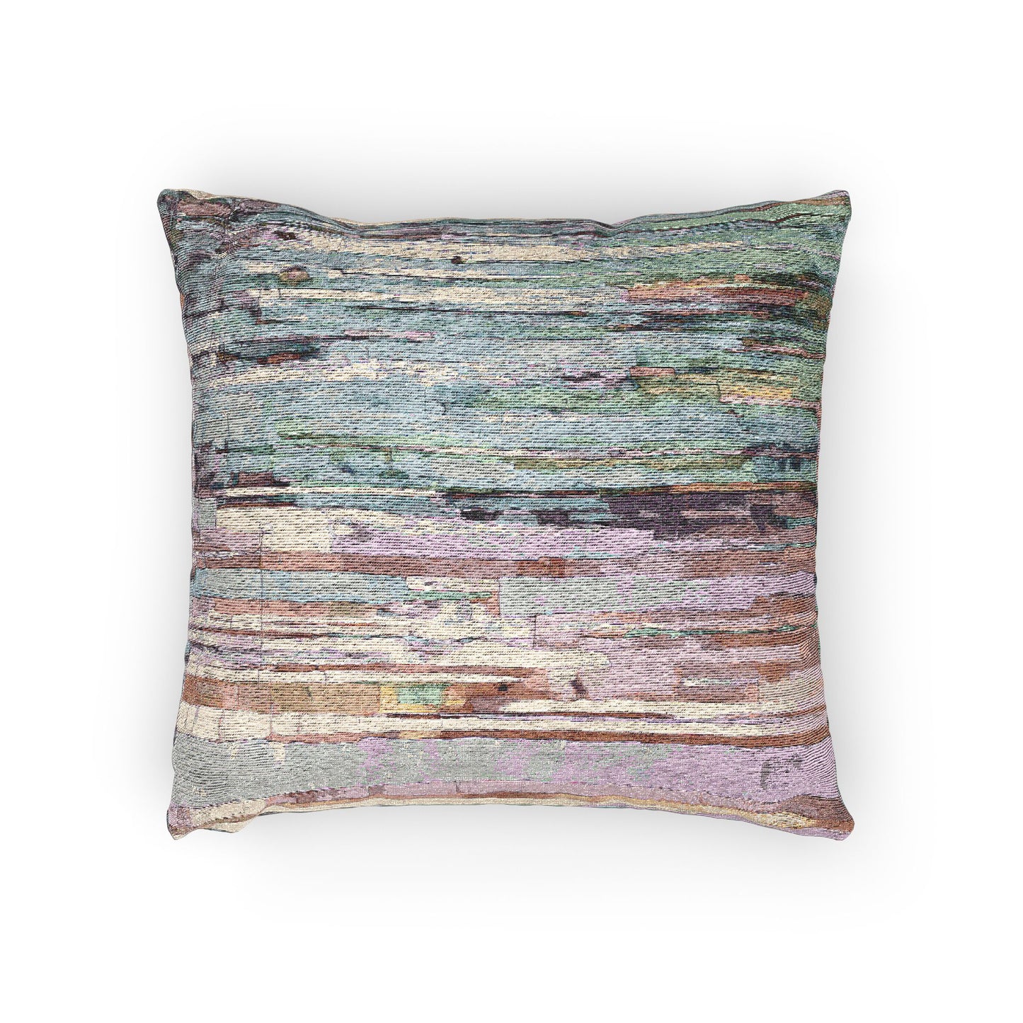Striped Pastels Woven Pillow, 17" x 18"