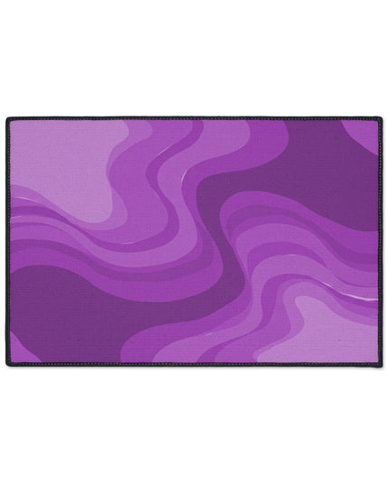 Wavey Purple Wavey 18" x 27" Heavy Duty Floor Mat