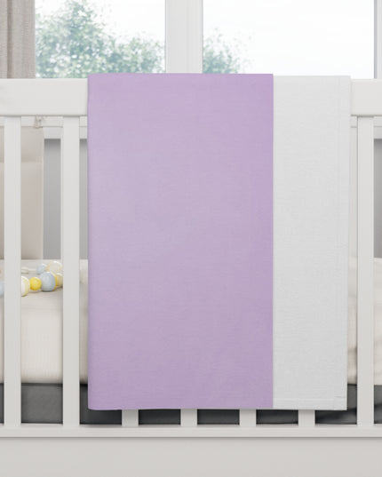 Soft Lavender Fade Soft Fleece Baby Blanket, 30" x 40"