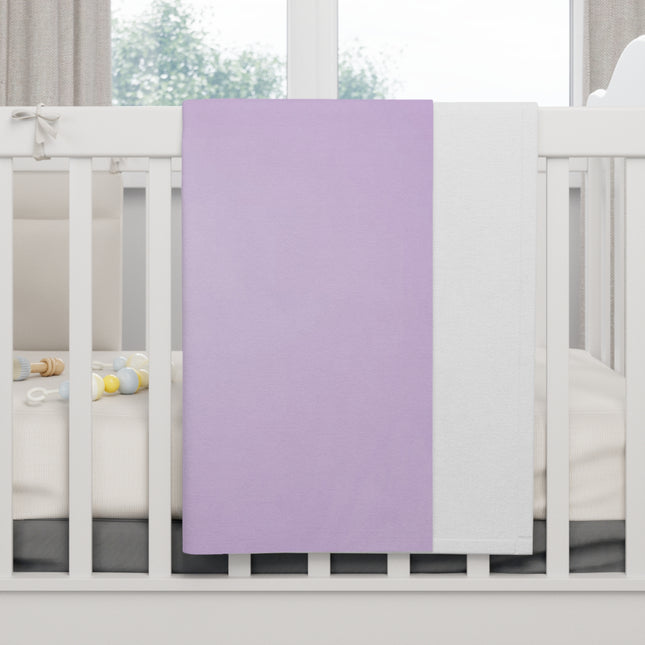 Soft Lavender Fade Soft Fleece Baby Blanket, 30" x 40"