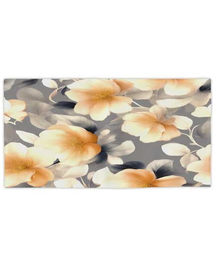 Soft Blossom Floral Bunch Beach Towel, 24" x 44"
