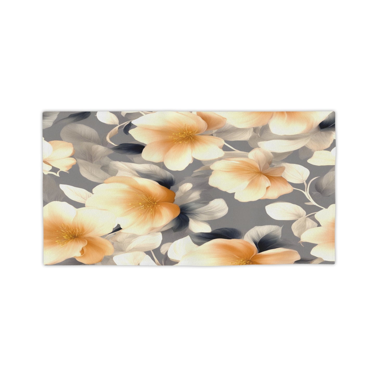 Soft Blossom Floral Bunch Beach Towel, 24" x 44"