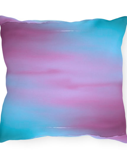 Wine Sea Blue Fog 16" x 16" Outdoor Pillow