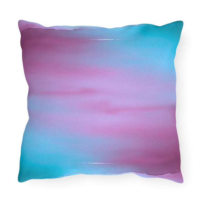 Wine Sea Blue Fog 16" x 16" Outdoor Pillow