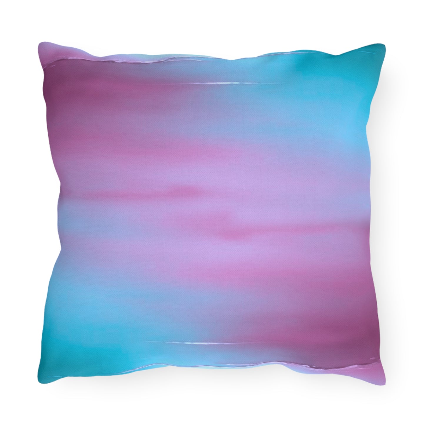 Wine Sea Blue Fog 16" x 16" Outdoor Pillow