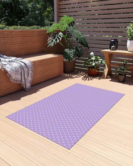Lavender Star-crossed Bodies Outdoor Rug, 36" x 60"