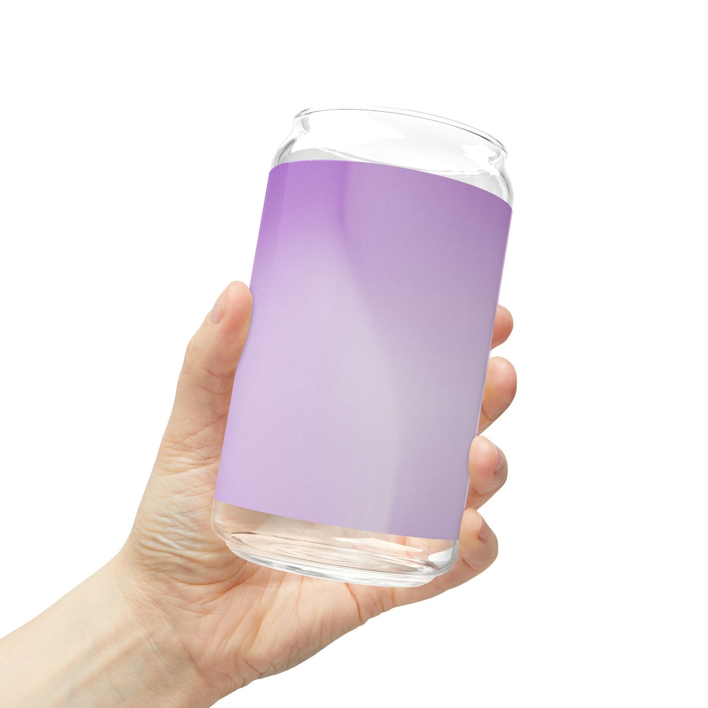 Soft Lavender Fade Sipper Glass, 16oz
