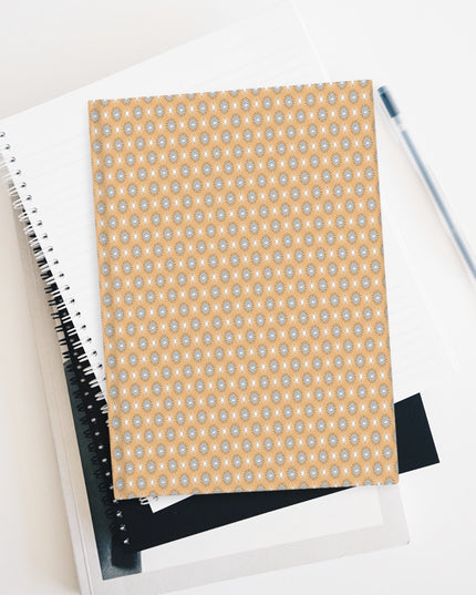 Tan Sunset Star-crossed Bodies Journal - 128 Blank pages, 5" x 7"