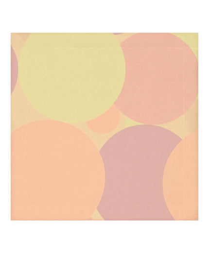 Pastel Hot Peach Patches Face Towel, 13" x 13"