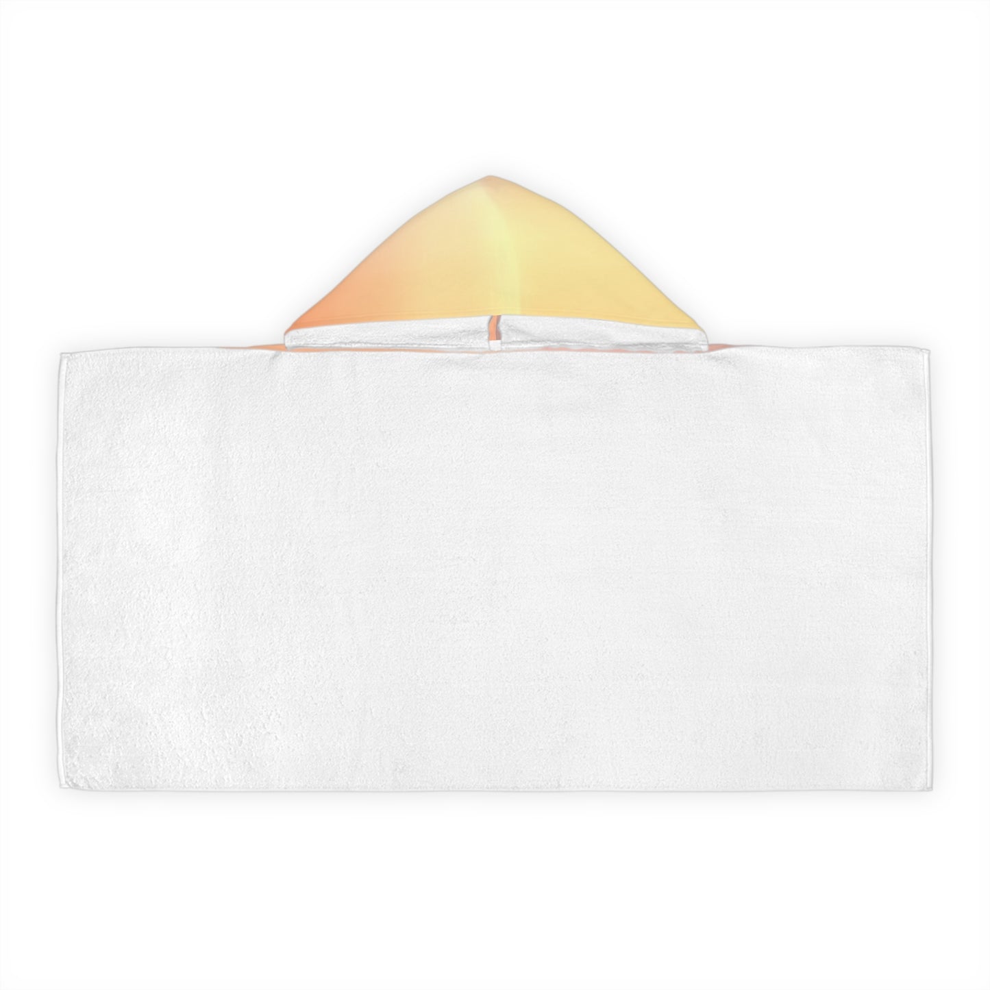 Hot Peach Fade Youth Hooded Towel, 24" x 48"