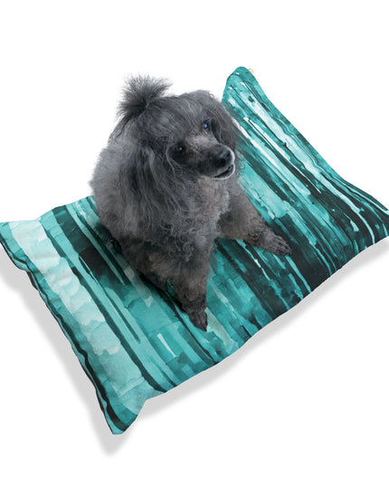 Striped Tif 28" × 18" Pet Bed