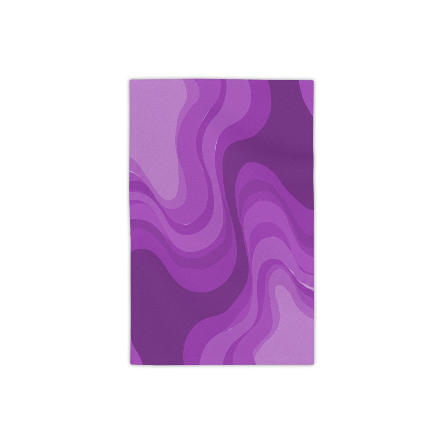 Wavey Purple Wavey Beach Towel, 18" x 27"