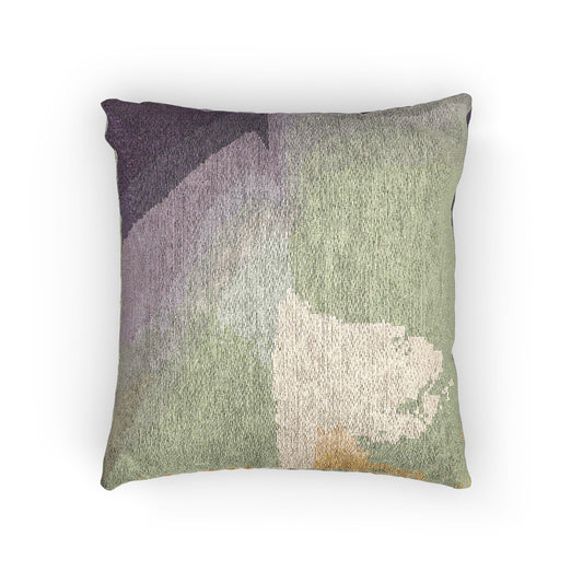 Purple Golden Fade Woven Pillow, 17" x 18"