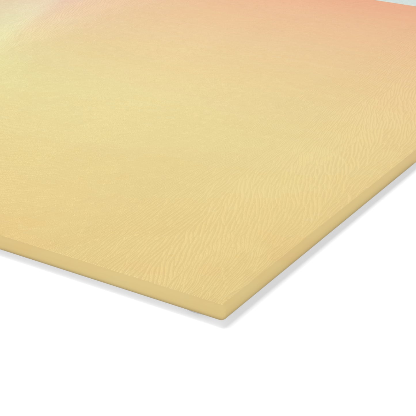 Hot Peach Fade 8" x 11" Glass Cutting Board