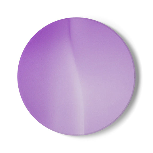 Soft Lavender Fade 4" x 4" Round Ceramic Coaster