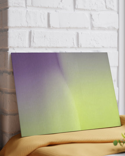 Purple Golden Fade 8" x 11" Glass Cutting Board
