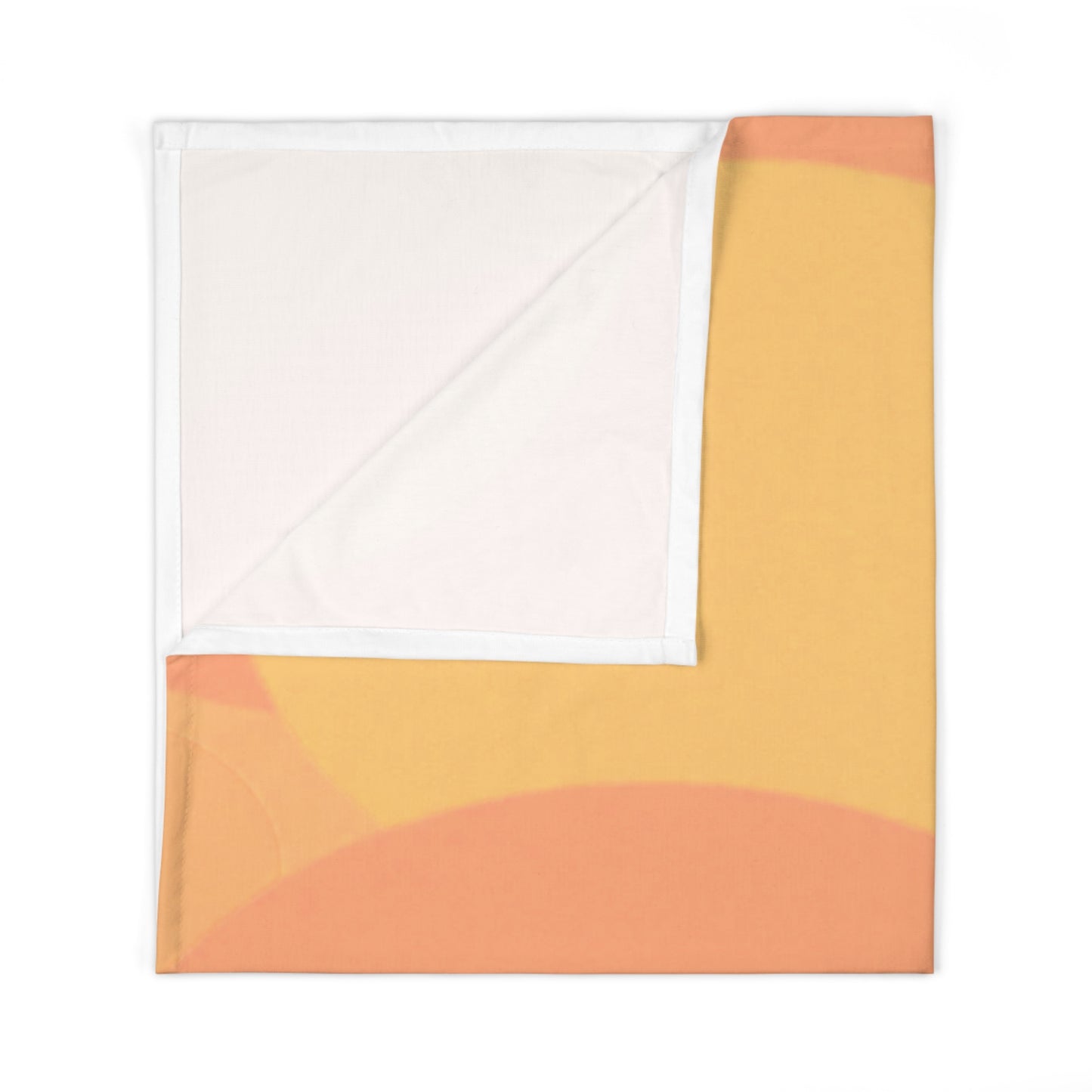 Pastel Bright Oranges Patches Baby Swaddle 30″×40″ Blanket