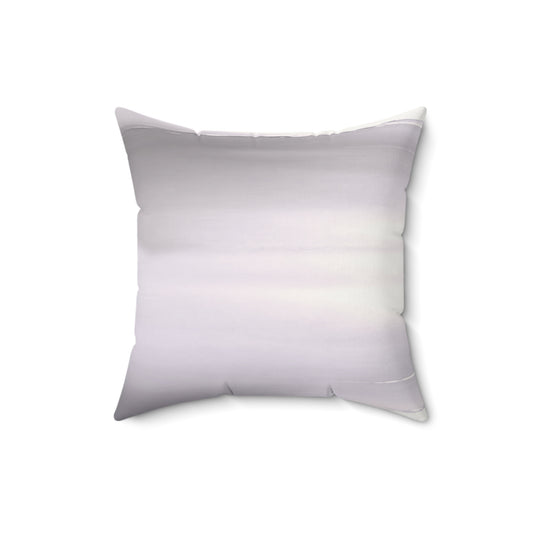 Sephia Sea Dark Fog 16" x 16" Faux Suede Square Pillow