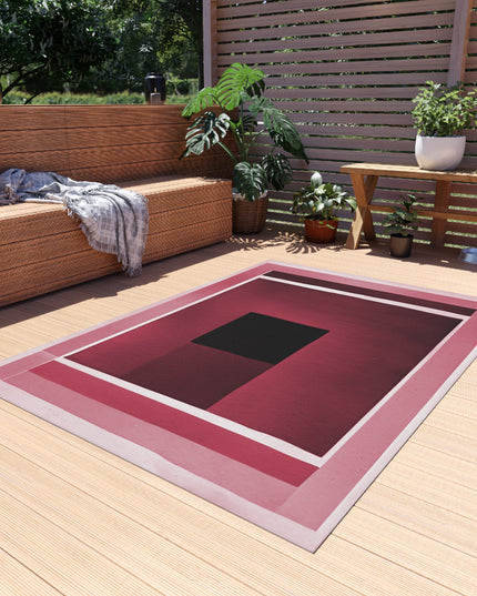 Red Shadow Outdoor Rug, 60" x 84"