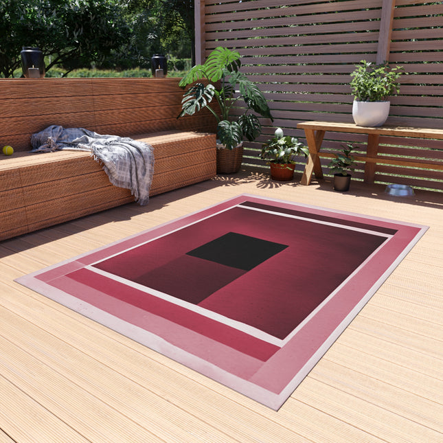 Red Shadow Outdoor Rug, 60" x 84"