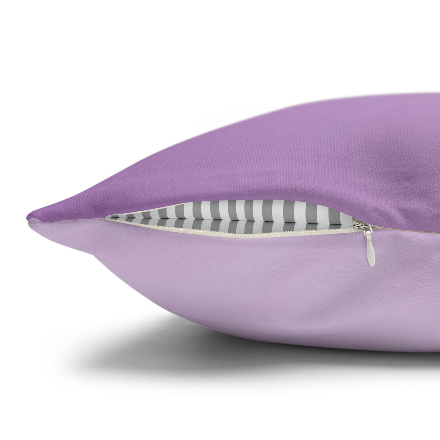 Soft Lavender Fade Spun Polyester Square Pillowcase, 14" x 14"