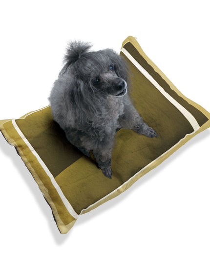 Tan Shadow 28" × 18" Pet Bed