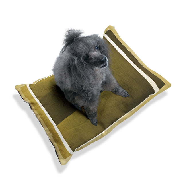 Tan Shadow 28" × 18" Pet Bed