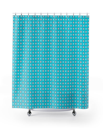 Tif Green Star-crossed Bodies Shower Curtain, 71" x 74"