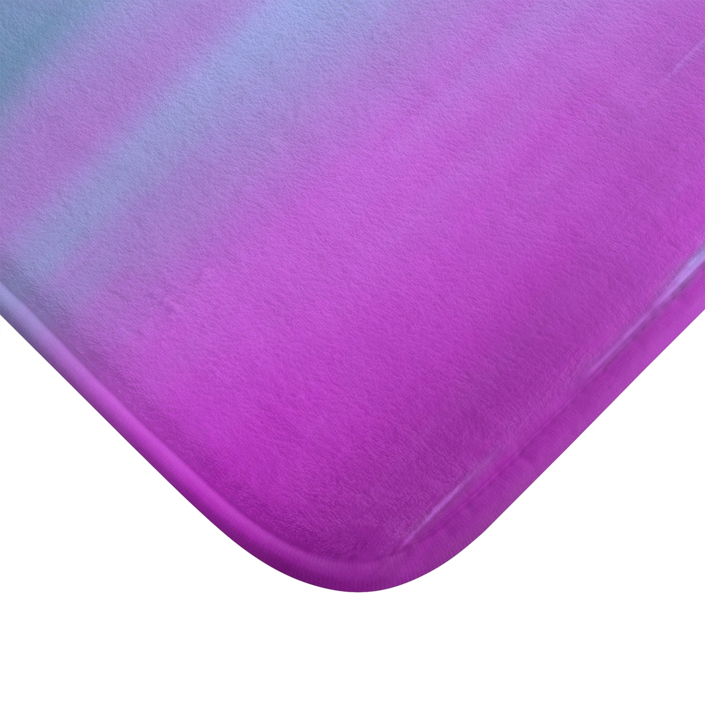 Dark Blue Green Sea Purple Fog 34" x 21" Bath Mat