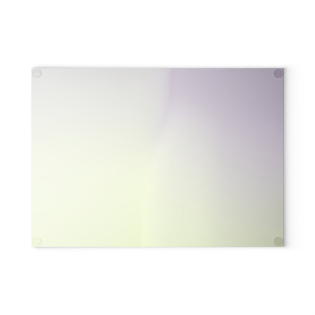 Purple Golden Fade 8" x 11" Glass Cutting Board