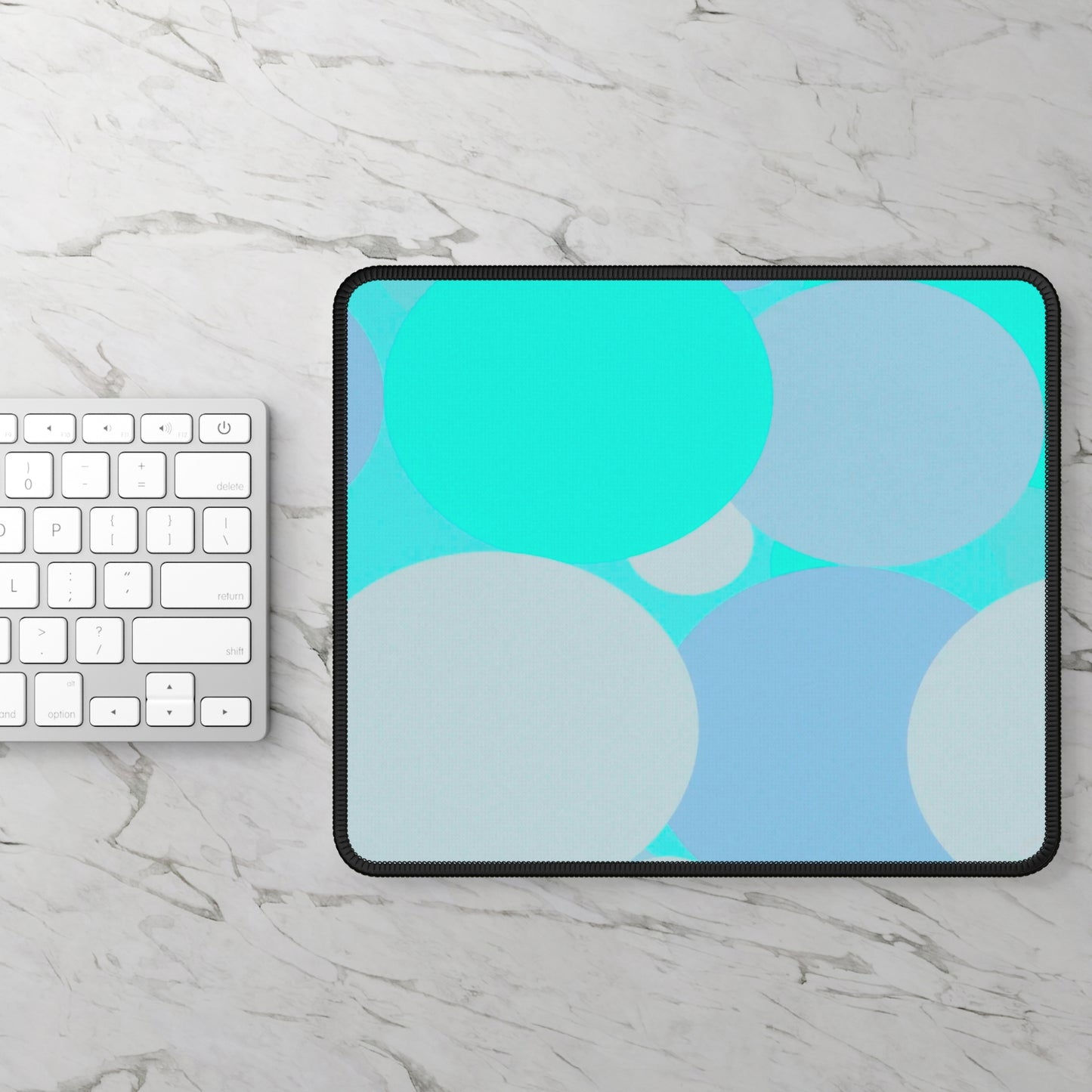 Pastel Tan and Tif Patches 9" x 7" Gaming Mouse Pad