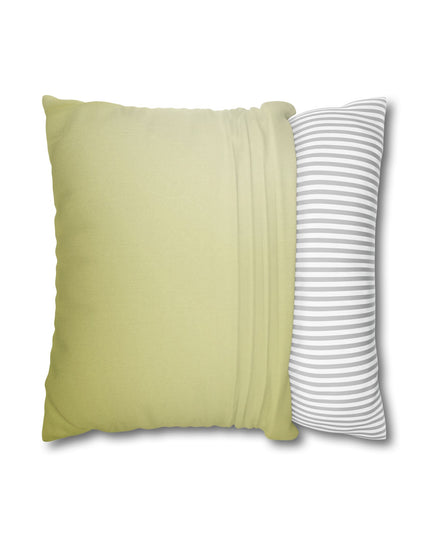 Lemon Fade Spun Polyester Square Pillowcase, 14" x 14"