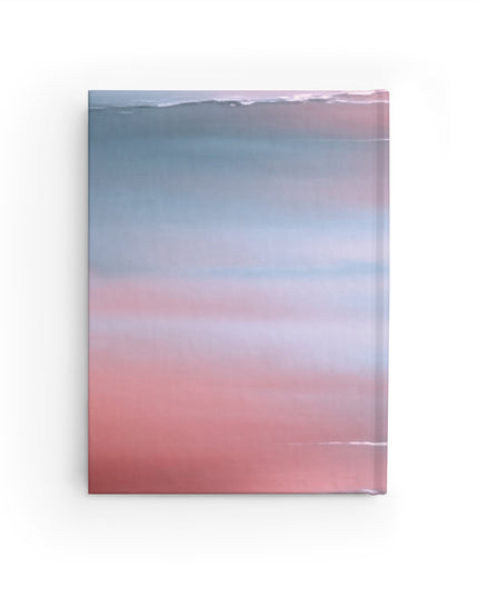 Gray Sea Pink Fog 5" x 7" Journal - 128 Blank pages