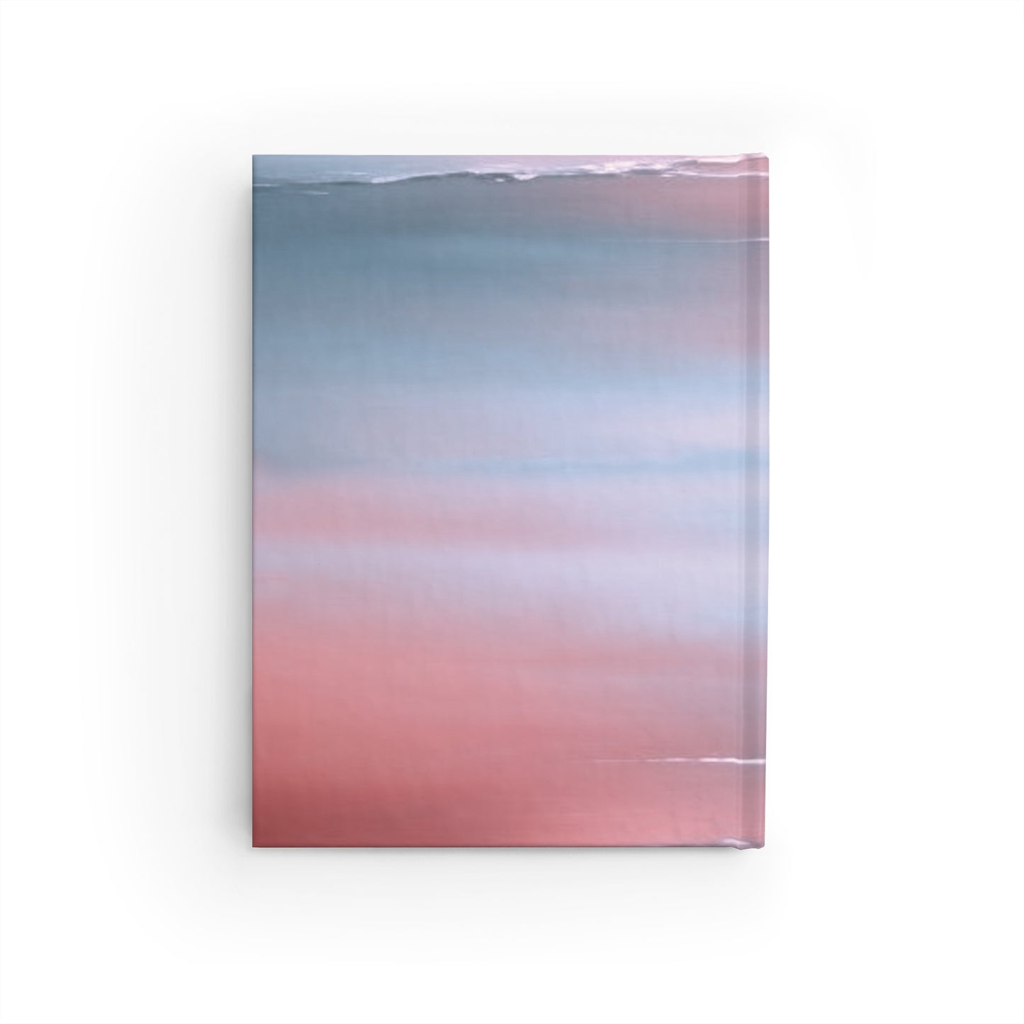 Gray Sea Pink Fog 5" x 7" Journal - 128 Blank pages