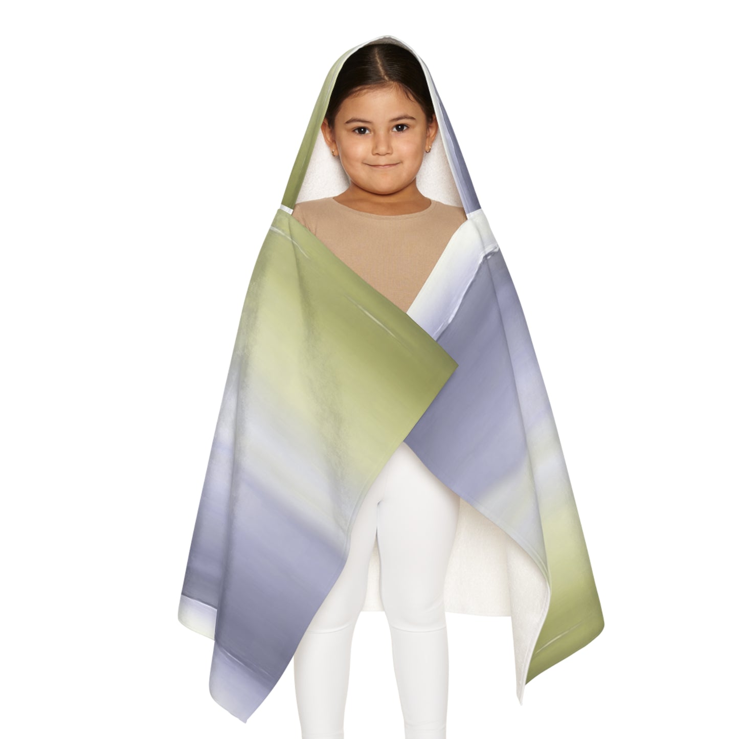 Lavender Sea Golden Fog Youth Hooded Towel, 24" x 48"