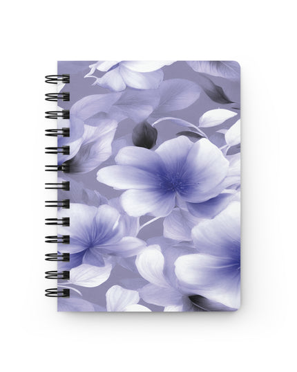 Indigo Blossom Floral Bunch Bound Journal, 5" x 7" 150 pages