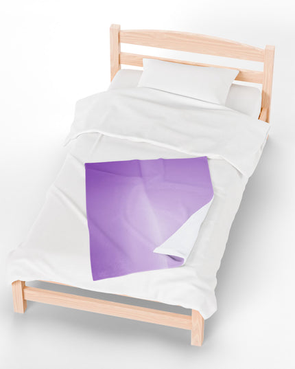 Soft Lavender Fade Velveteen Plush Blanket, 30" x 40"