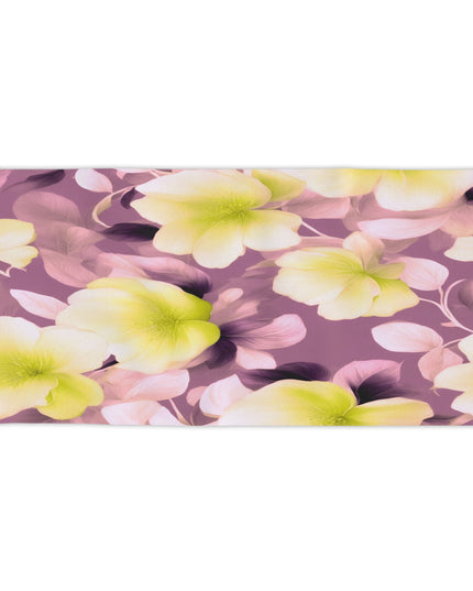 Lemon Blossom Floral Bunch Beach Towel, 30" x 60"
