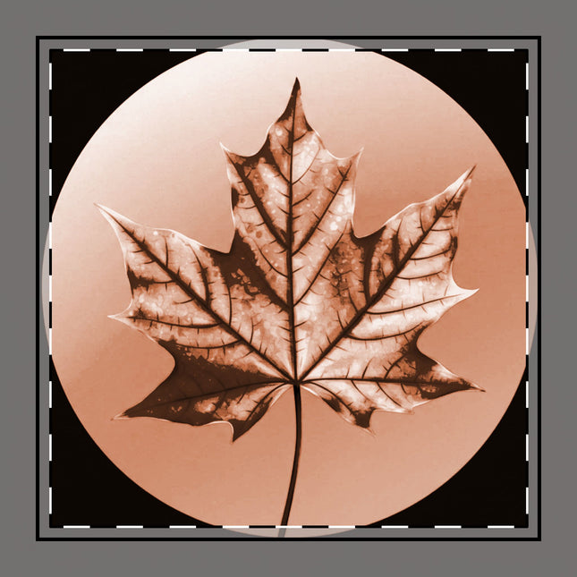 Soft Maple Leaf 10" x 10" Cotton Twill Napkin