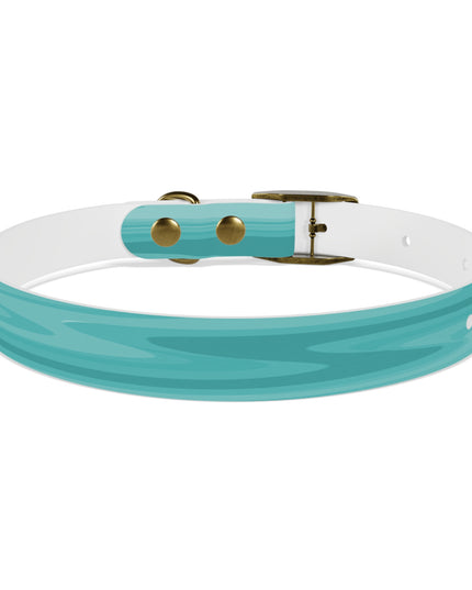 Tif Green Wavey Small Dog Collar