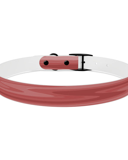 Power Red Wavey Extra Large Dog Collar
