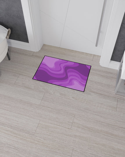 Wavey Purple Wavey 18" x 27" Heavy Duty Floor Mat