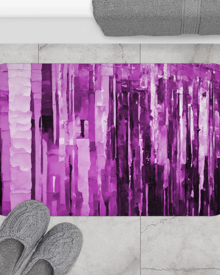 Striped Powder Pastel 34" x 21" Bath Mat